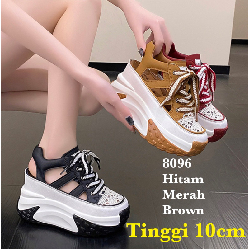 SEPATU WEDGES WANITA   FASHION KOREA 8096