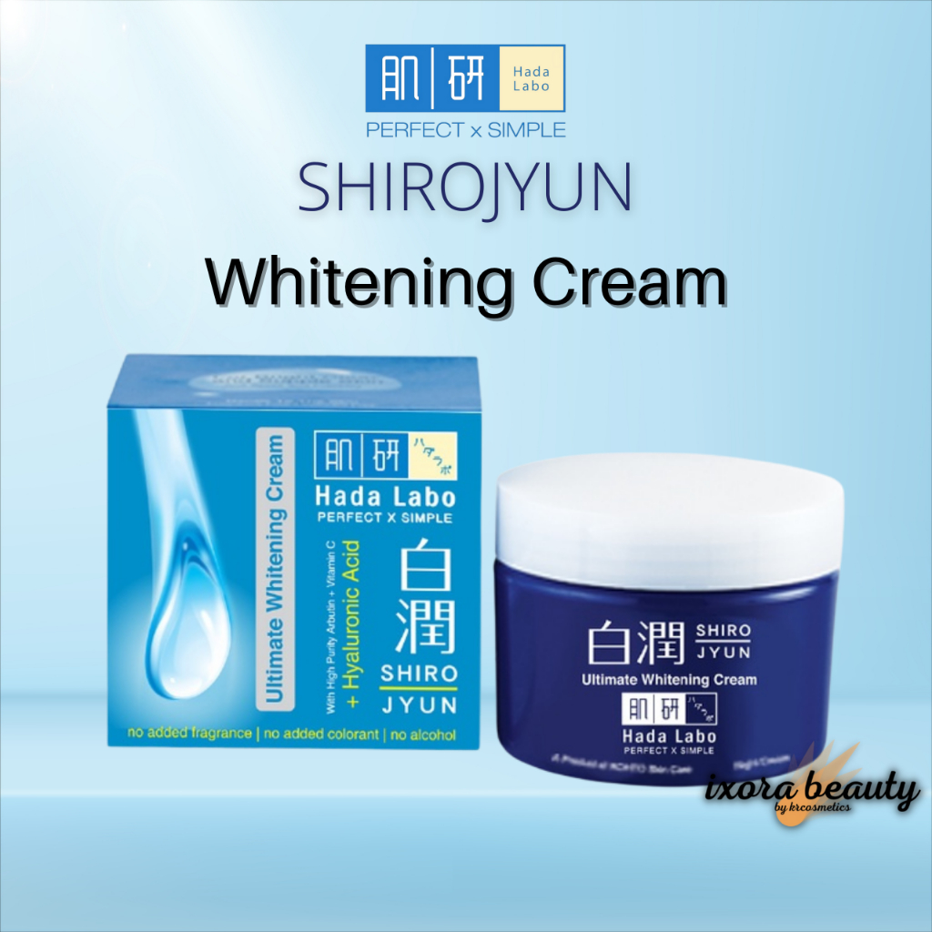 Hada labo Shirojyun Whitening night cream krim malam 40gr