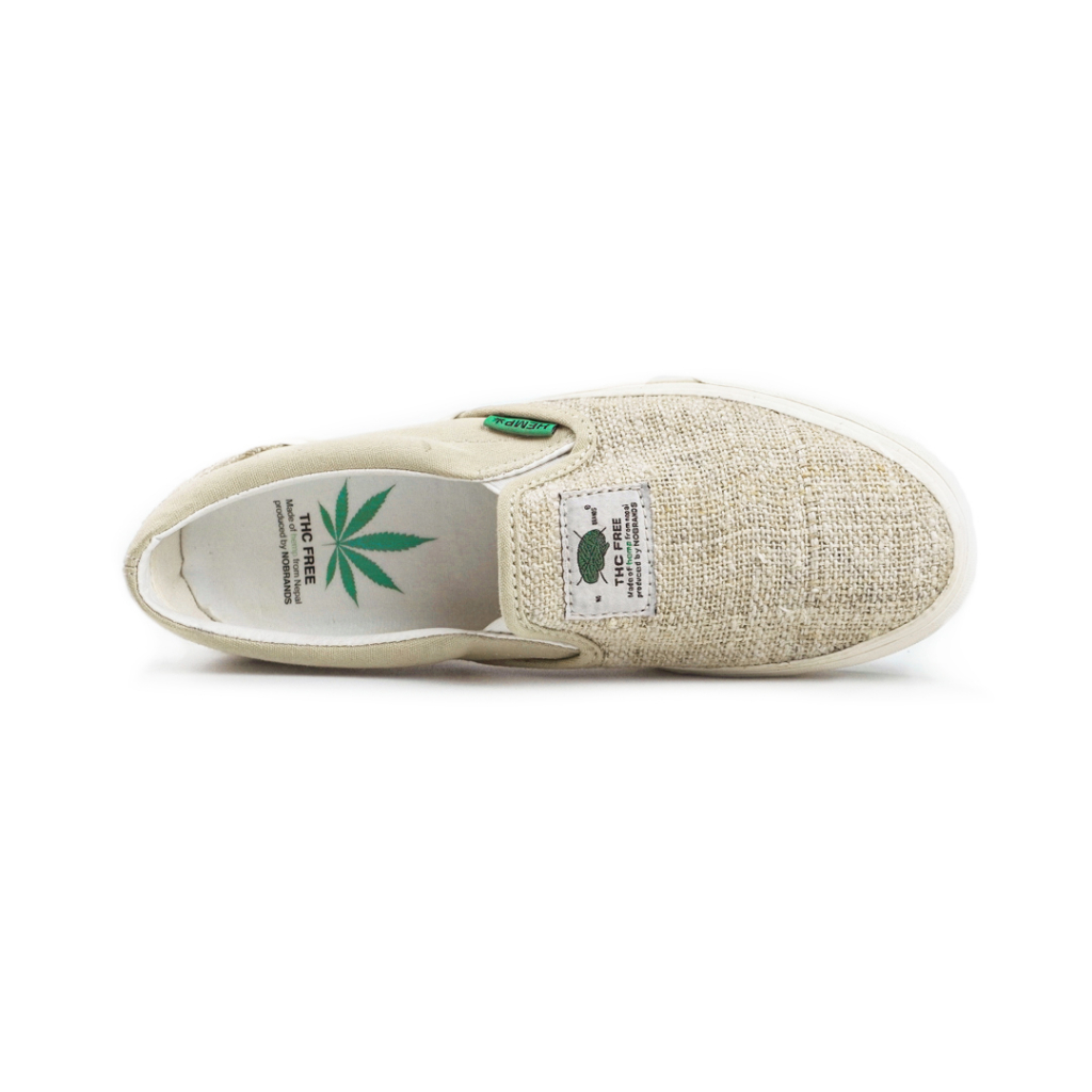 Limited Nobrands Footwear Sepatu Slip On Hemp Natural 36-46 Sepatu Sneaker Casual Sport