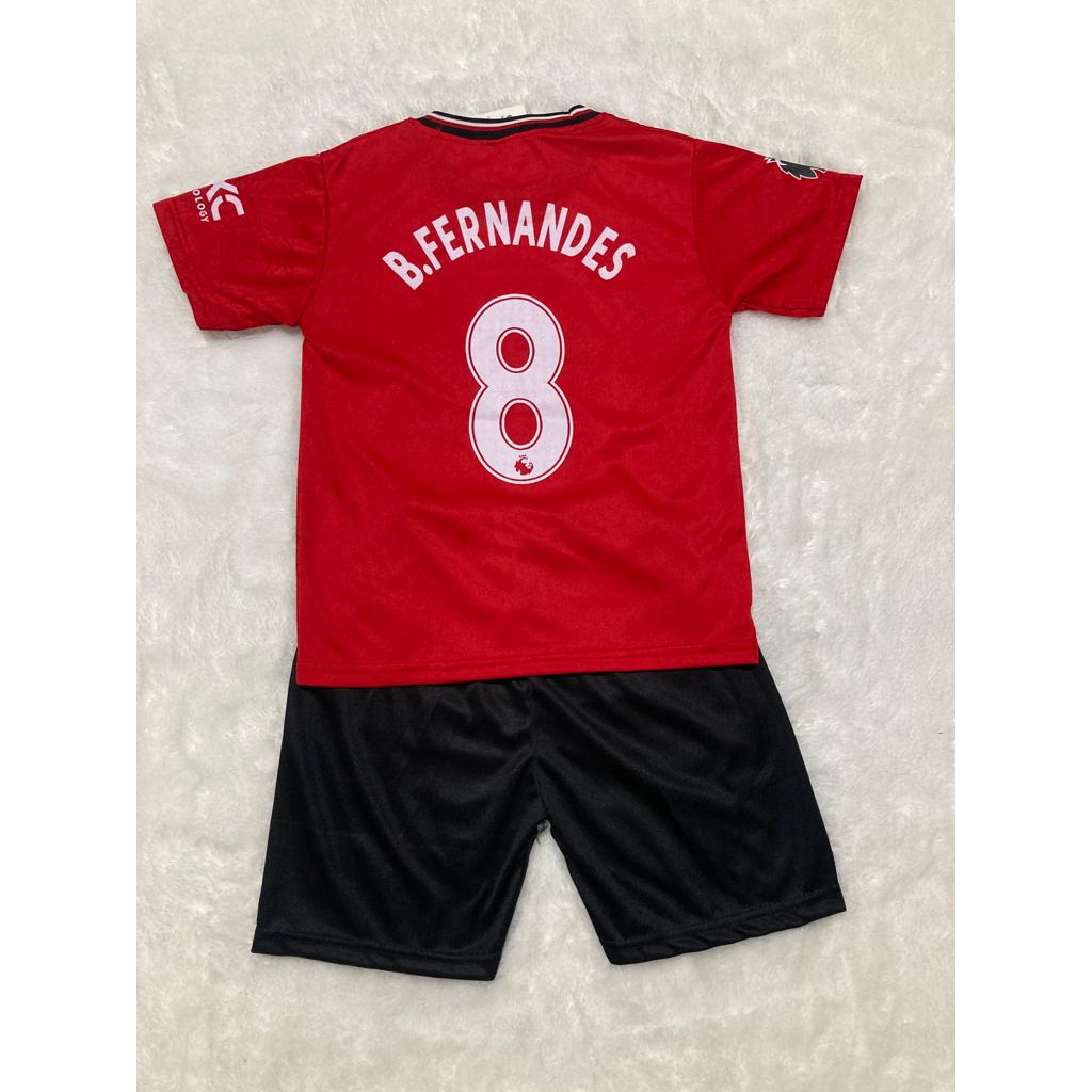 setelan baju bola anak mv merah/baju bola anak termurah/baju bola anak laki laki/jersey bola anak terbaru 2023-2024