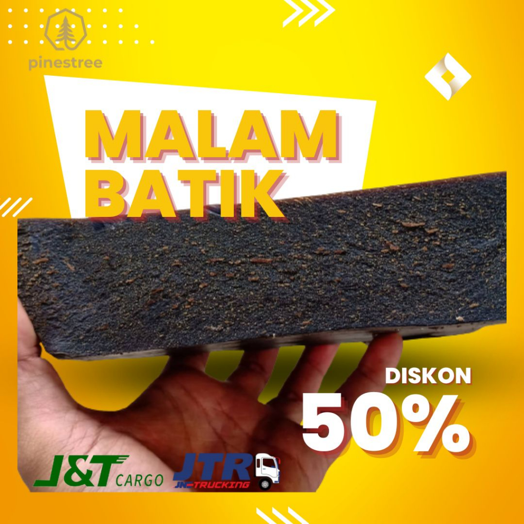 Lilin Batik Malam Hitam Murah untuk Cabut Bulu Bebek - 1 kg