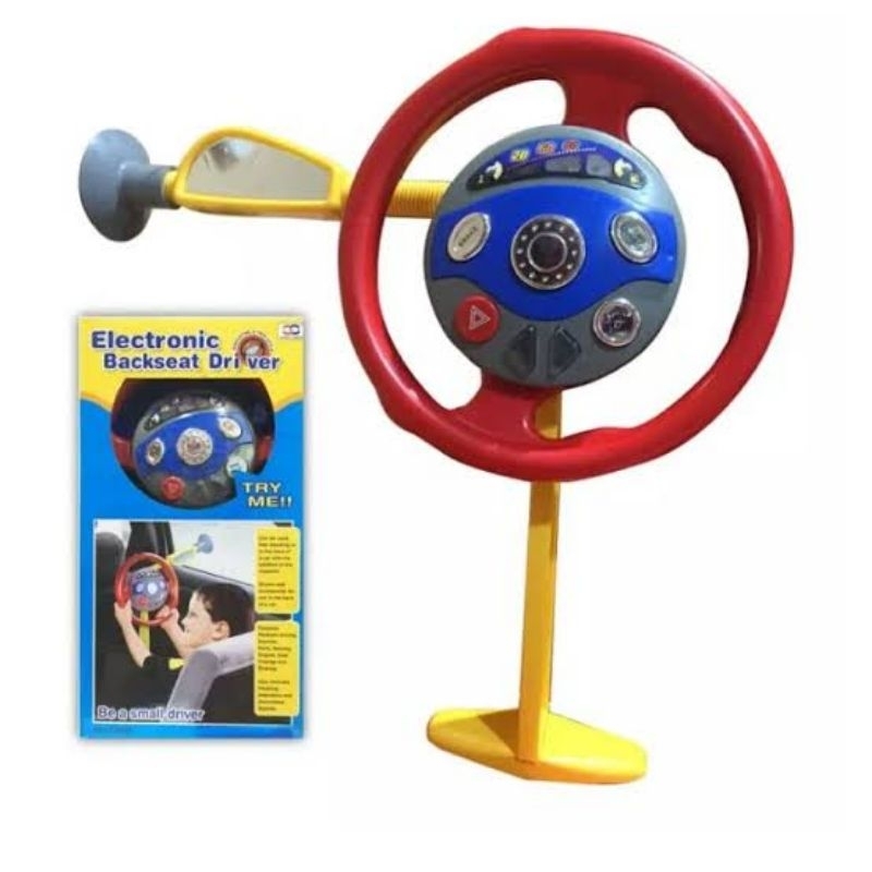 ready mainan anak besar seperti real setir mobil electronic backseat drive