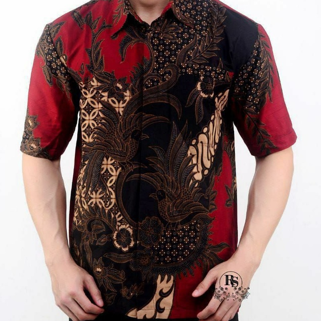 GROSIR BATIK HEM MOTIF MAHESA LENGAN PENDEK BERAGAM PILIHAN WARNA