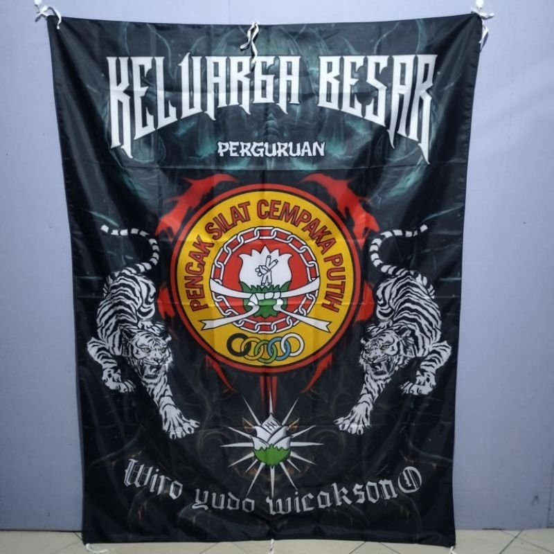 Bendera printing KELUARGA BESAR CEMPAKA PUTIH