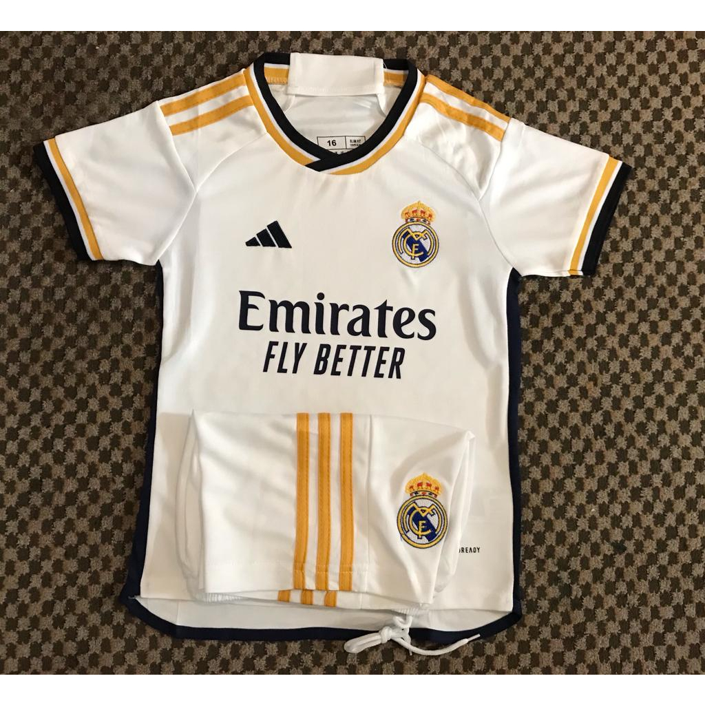 Jersey kids anak - anak  madrid home 2023 - 2024 grade ori import