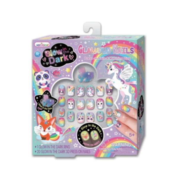 

Promo Mainan Kreatif DIY Nail Art Anak Glow in the Dark Glamour Nails Plaid Murah
