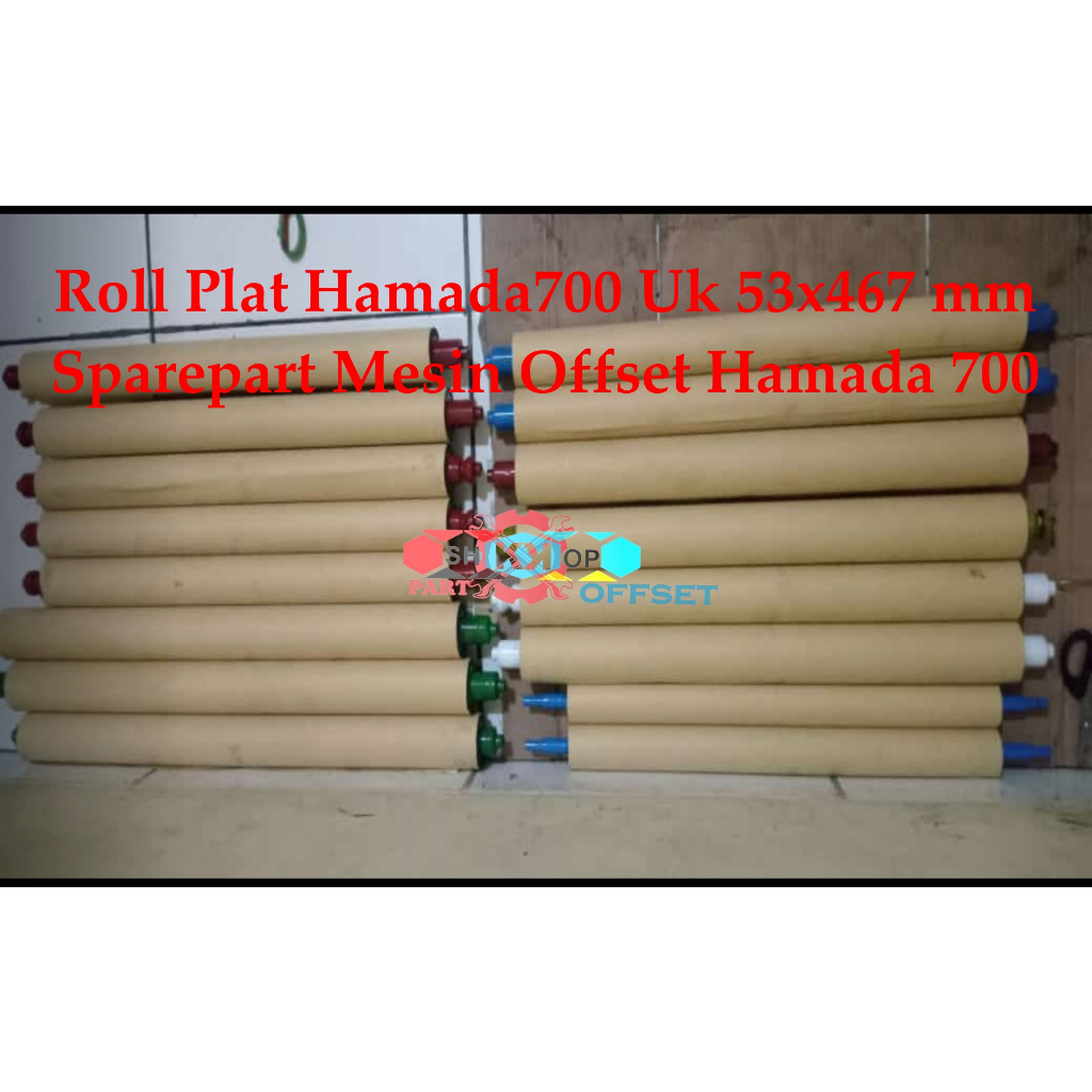 Roll Plat Hamada700 Uk 53x467 mm Sparepart Mesin Offset Hamada 700