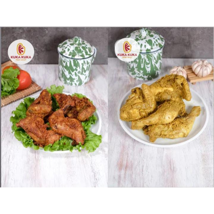 

Ayam Ungkep Bumbu Kuning Frozen Siap Goreng, Ayam Goreng Bumbu isi 2pc / 4pc - GURIH