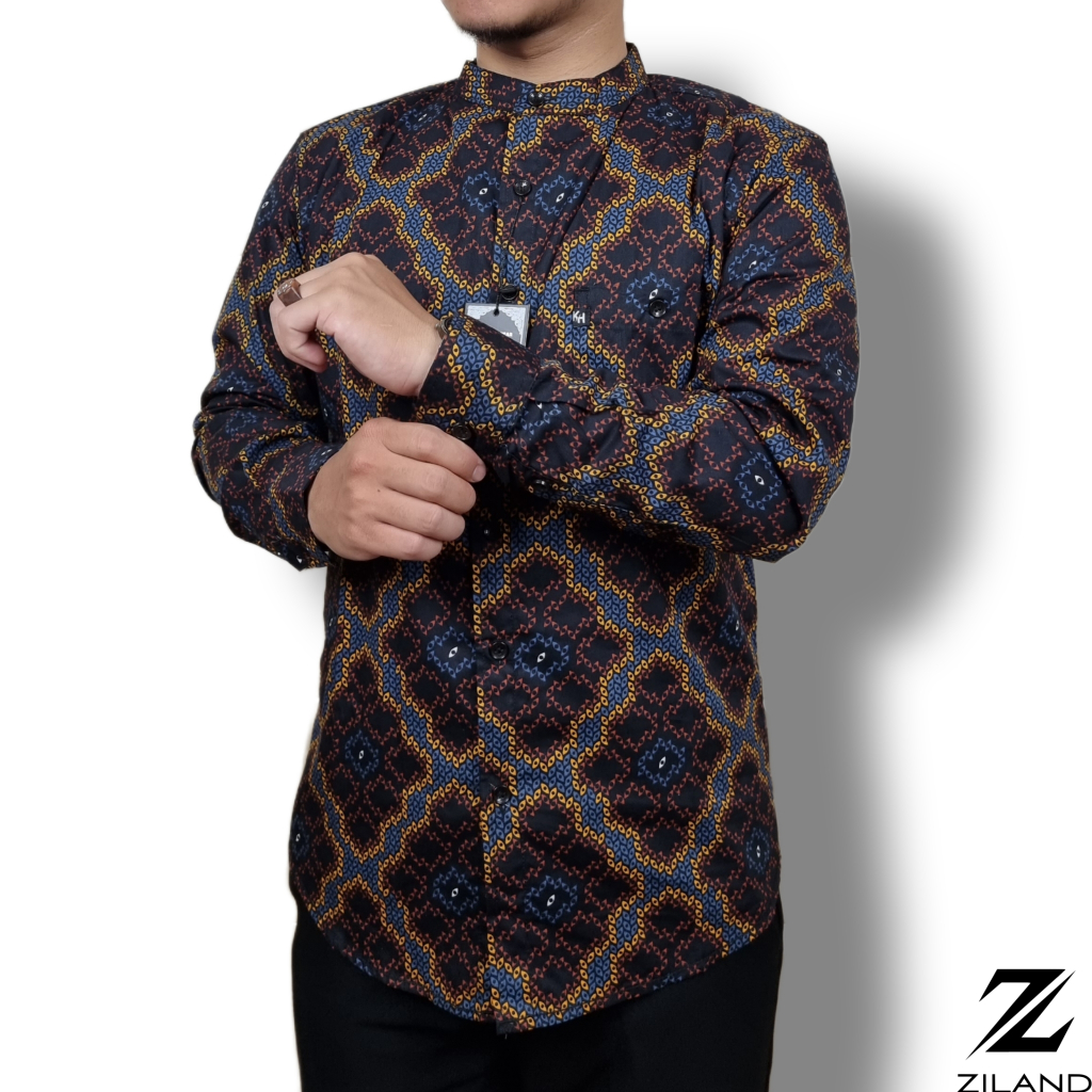Kemko KH 014 Kemeja Koko Pria Lengan Panjang Katun High Quality