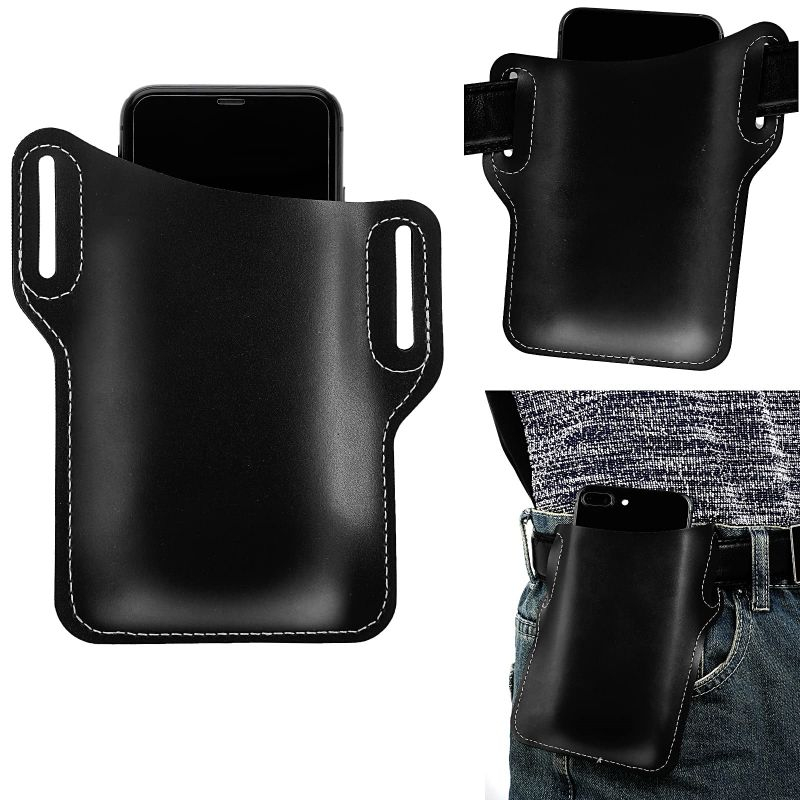 4 5 6 Inci Sarung Hp Pinggang Dompet Tas Hp Pinggang Bahan Kulit Untuk Iphone Samsung Xiaomi Oppo