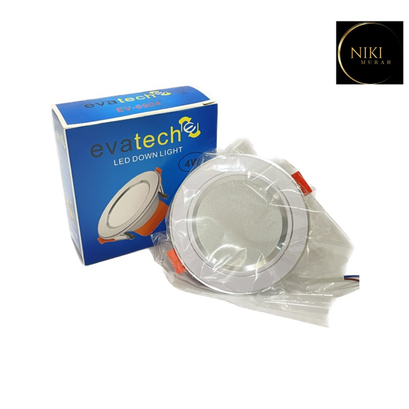 Downlight LED 3 Inch 3 Warna 4W Evatech