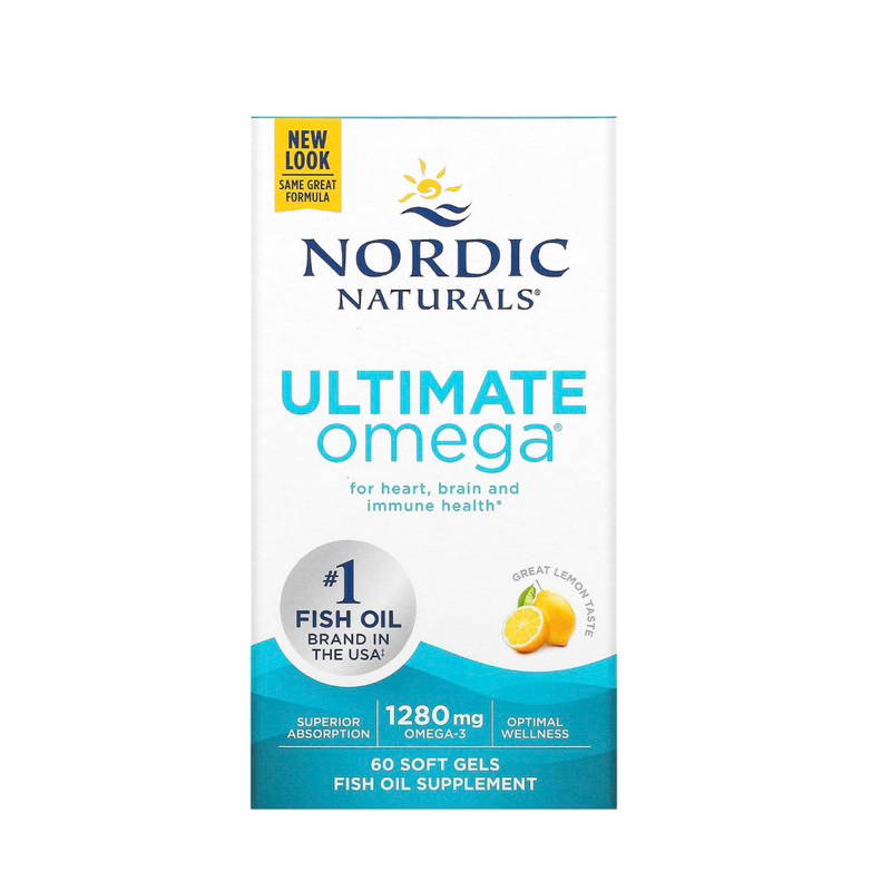 Nordic Naturals Ultimate Omega Omega Xtra Lemon 60 Softgels