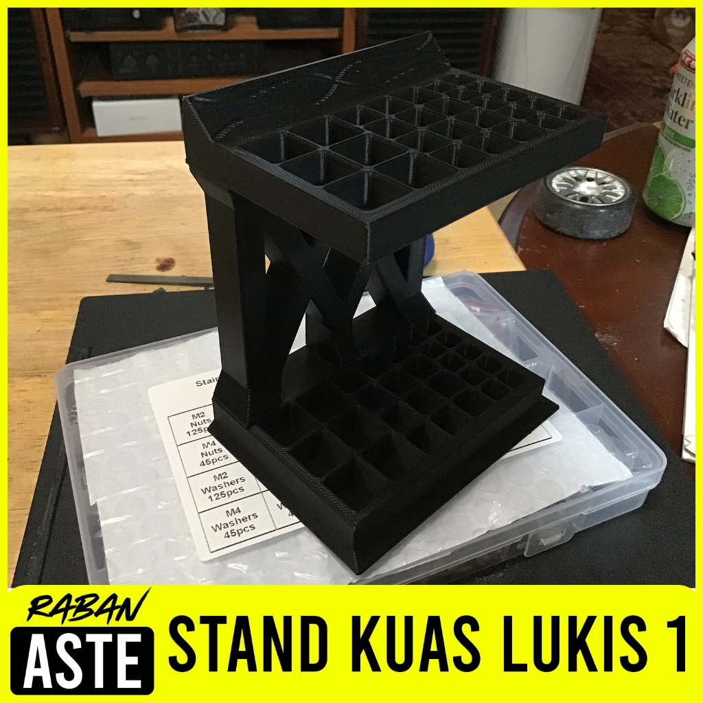 

Stand Kuas Lukis Rak Alat Tulis Seni Pensil Pulpen