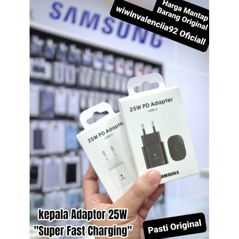 Kepala ADAPTOR 25W 15W Super Fastcharge Samsung A16 A56 A36 A26 A55 A15 A25 A54 A53 A52 A52s A51 A35