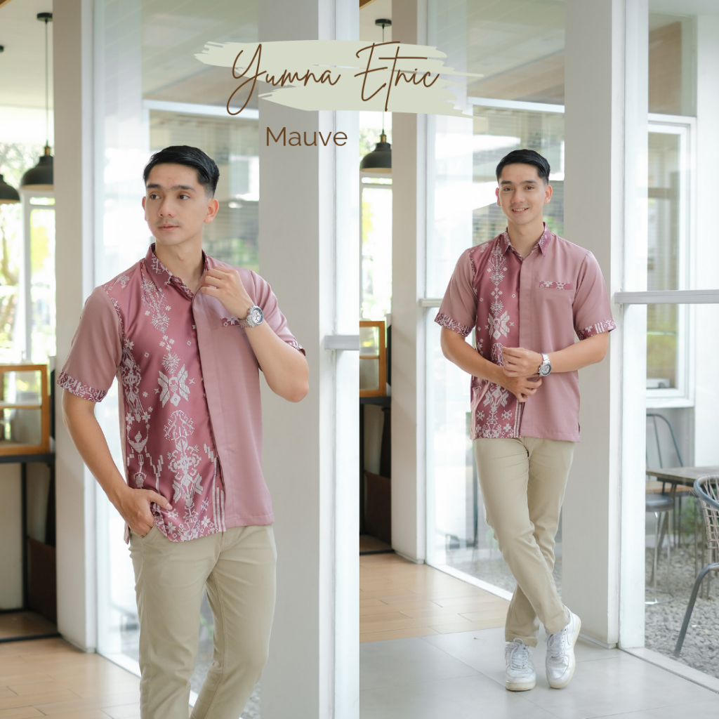 Baju Atasan Kemeja Yumna Etnic Size Besar Jumbo