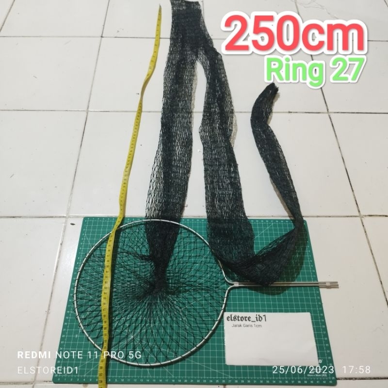 KERAMBA IKAN 250 cm atau 2,5 m Ring 27cm Kerumbu koja Tusuk Tancap bahan Tampar