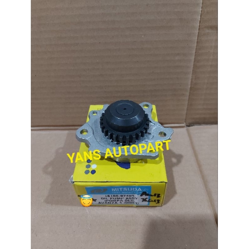 POMPA OLI / OIL PUMP AVANZA XENIA GRANDMAX 1.3 MITSUDA