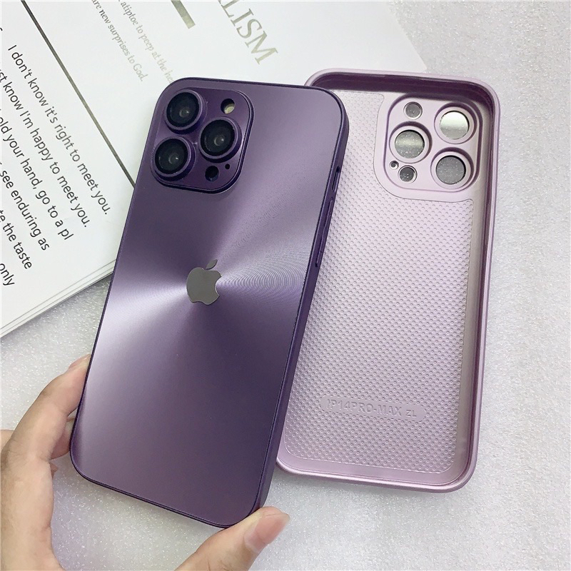 ORIGINAL CASE AURORA METALIC BLING FOR IPHONE 13 14 14+ PRO MAX PLUS CASING LENS PROTECTOR FUZE