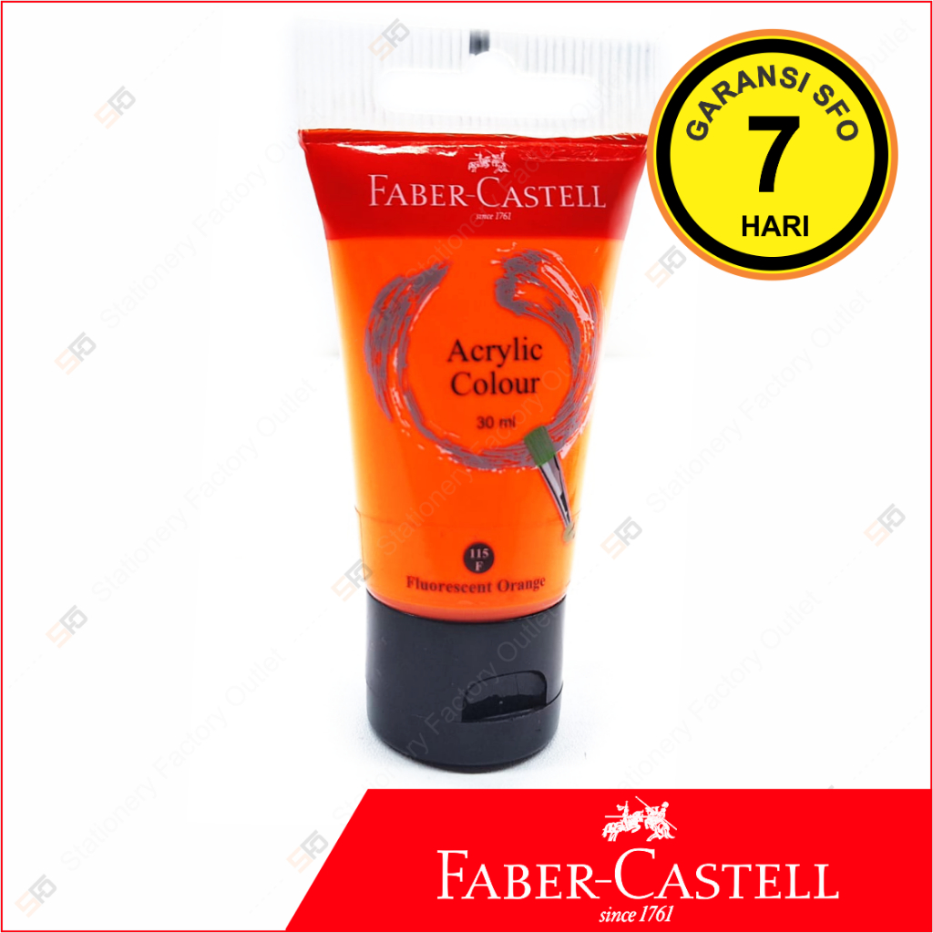 

Cat Acrylic Faber Castell 30ml - Fluorescent Orange