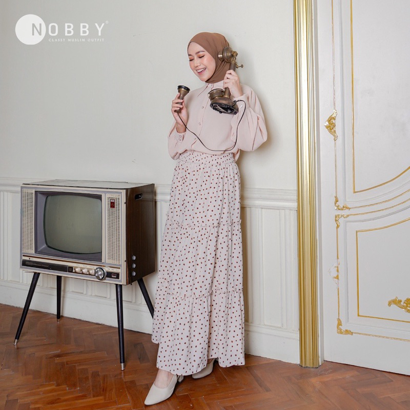 Nobby Zidny Shirt | Kemeja Wanita Lengan Panjang Puff