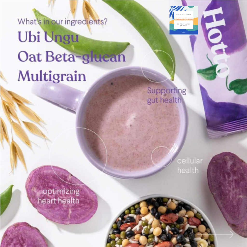 Hotto Purto Multigrain with Purple Potato (9 sachet) Meal Replacement