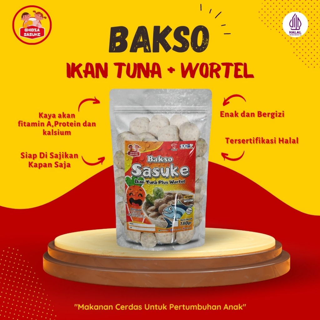 

Bakso Ikan Tuna + Wortel Sasuke