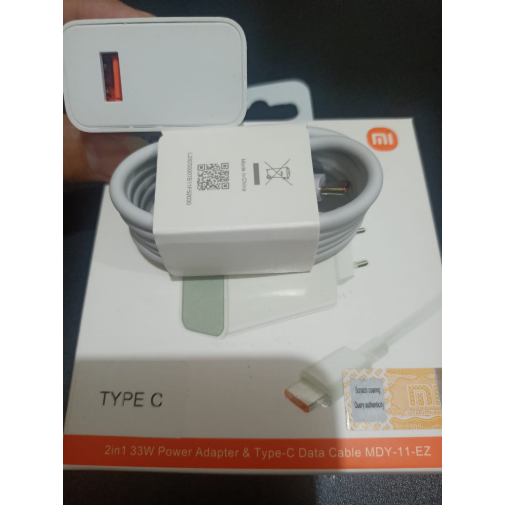 XIAOMI CHARGER TURBO 33W Original MDY 11 EZ / MDY11EZ / MDY-11-EZ Fast Charger Turbo Charge For Xiao