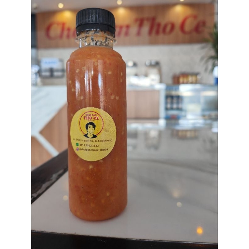 

Sambal Cabai Otentik Khas Singkawang sejak 1979(MargaTjhia)/250 ML/PEDAS MANIS ASEM.