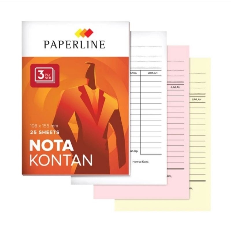 

( 10 buku ) Nota Kontan Paperline PPL 3 ply Kecil 3ply / 3 rangkap RB6