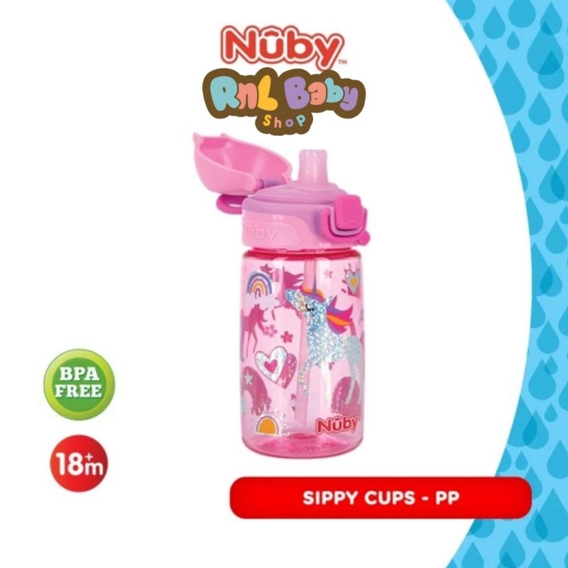Nuby Flip It Bolt Cup PP - Botol Minum Anak