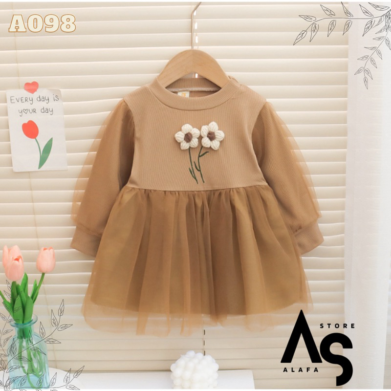 Dress anak perempuan import A098