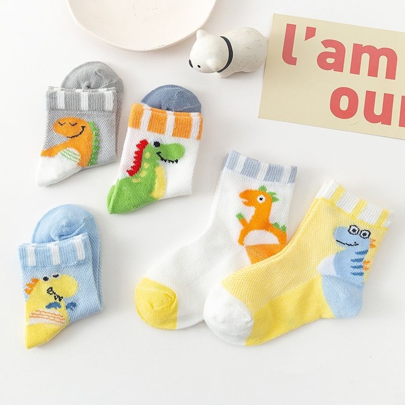 PROMO ( 6 &amp; 12PASANG ) TK-SD varian cewe / cowo KAOS KAKI MOTIF ANAK