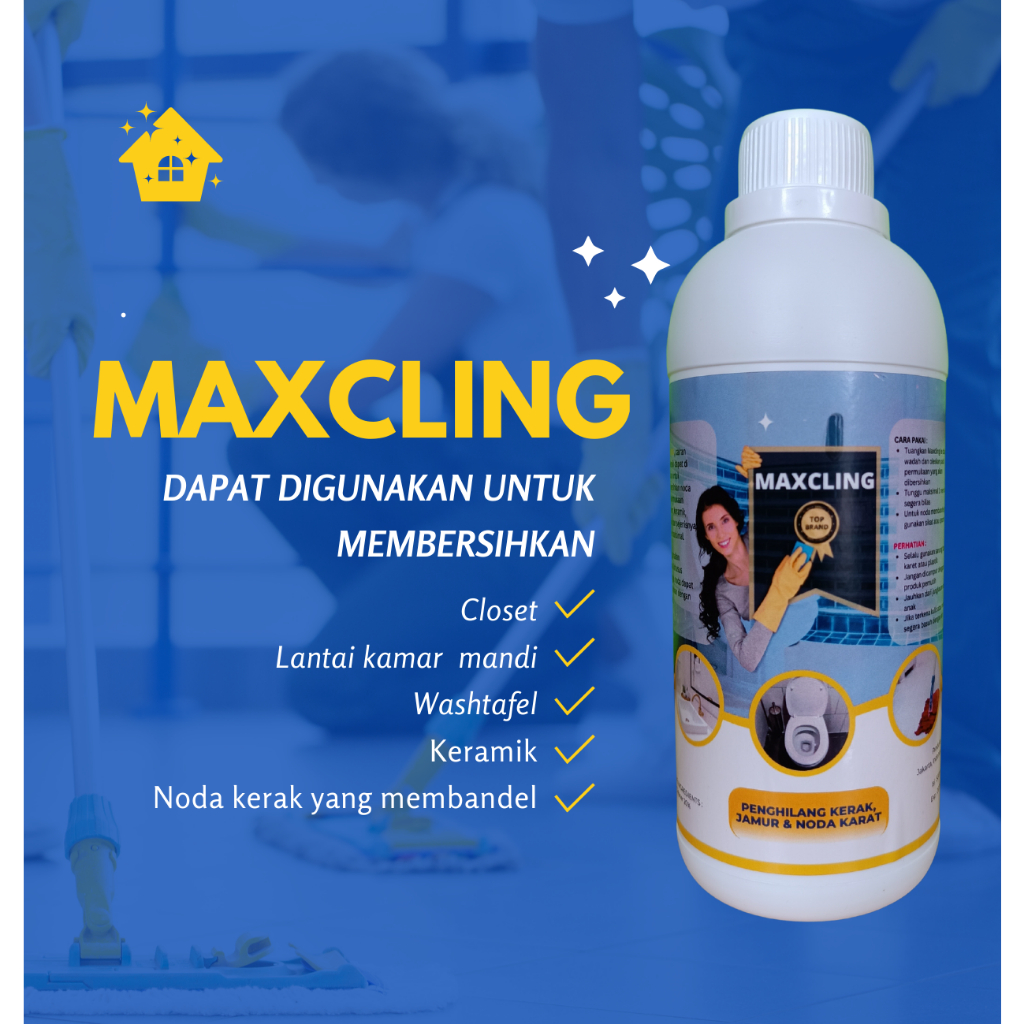 PEMBERSIH KERAK KAMAR MANDI KERAMIK PEMBERSIH KERAK TOILET PORSELEN 500ml Bodas Cleer Clink Genio cleaner