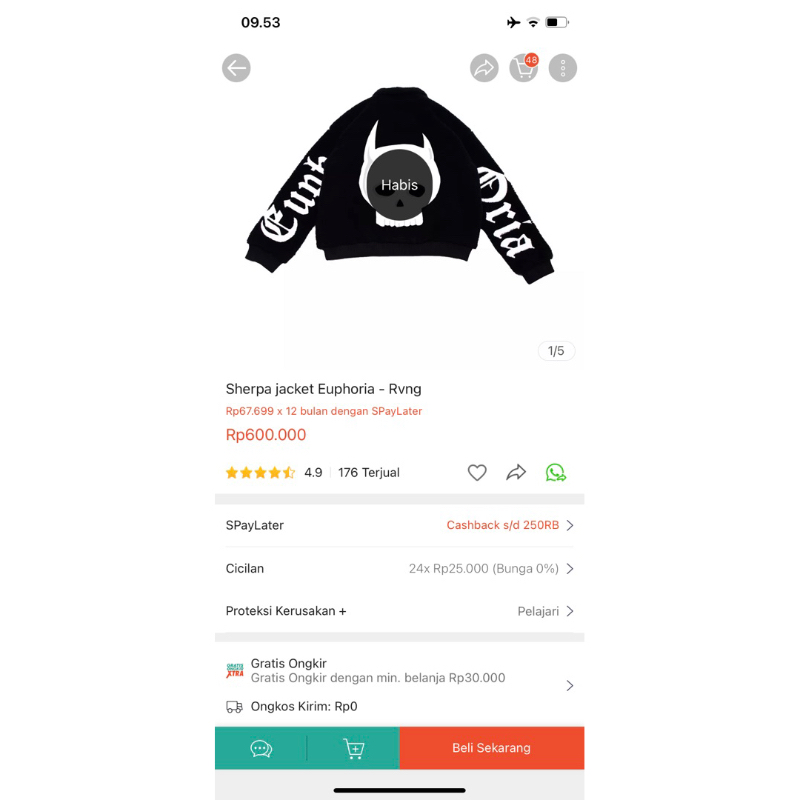 Sherpa euphoria szM second Like new Mominus