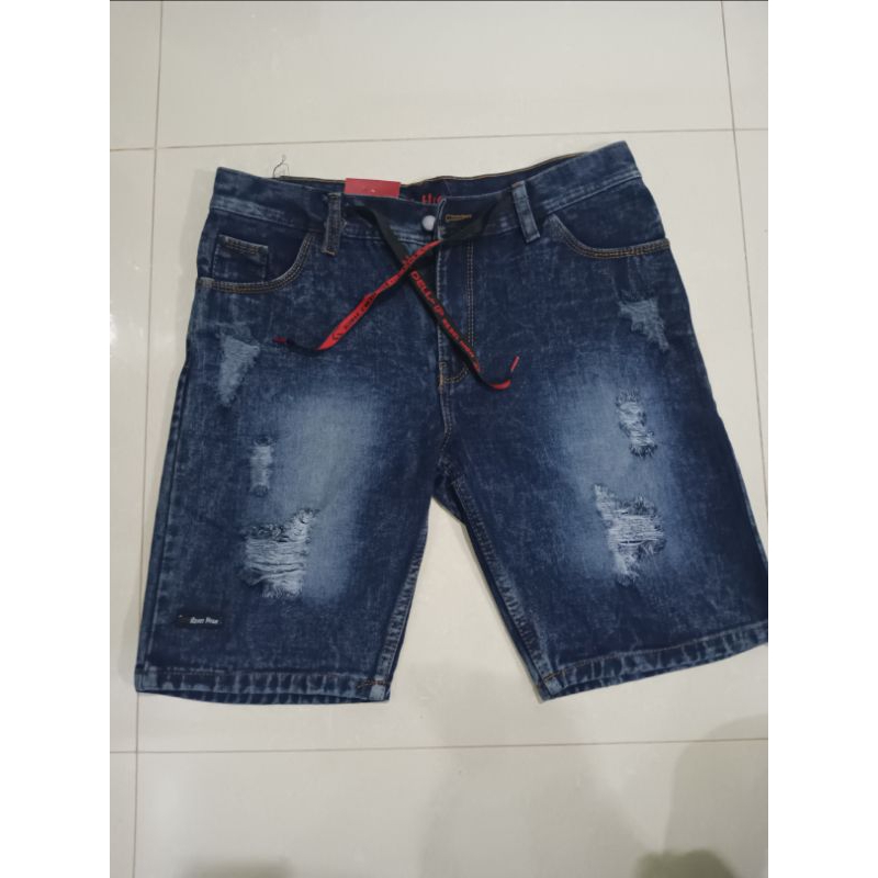 Terlaris Celana Pendek Jeans Sobek