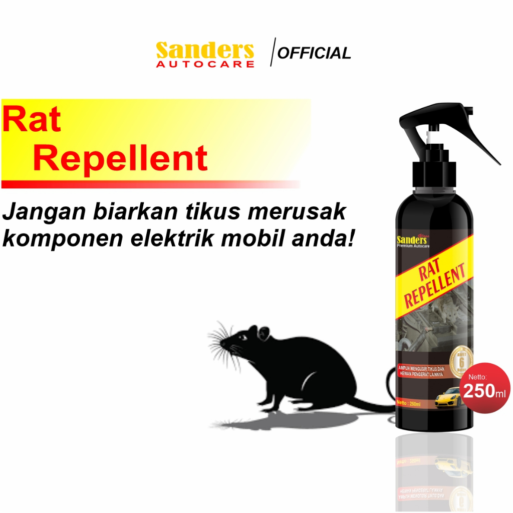 Racun Pengusir Obat  Pembasmi Tikus Untuk Mobil Rat Rodent Repellent