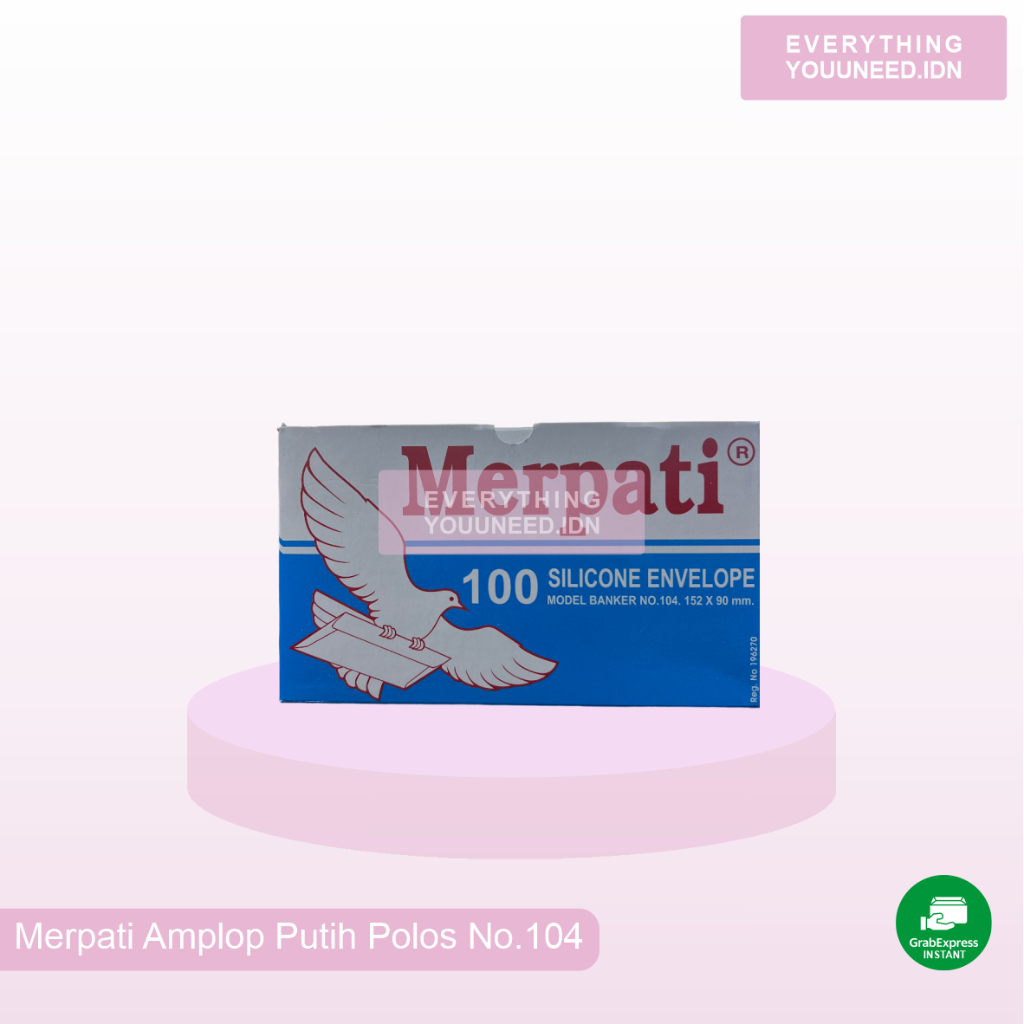 

Merpati Amplop Putih Polos Kecil No.104