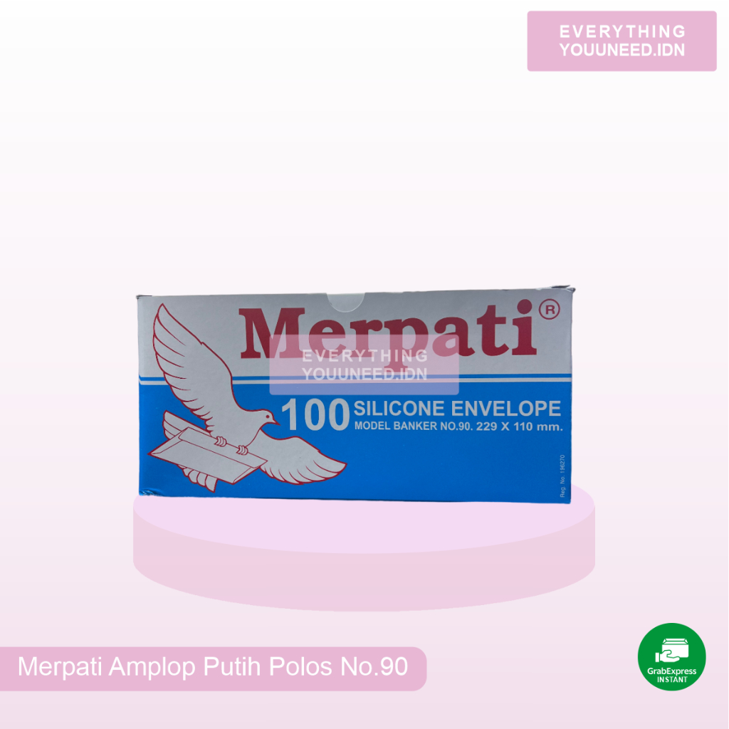 

Merpati Amplop Putih Polos Besar No.90