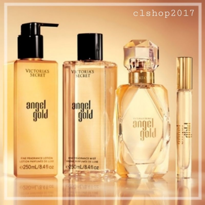 VICTORIA'S SECRET VS ANGEL GOLD FRUITY FLORAL SPARKLING BERGAMOT LUSH GARDENIA MUSK SERIES FULLSIZE TRAVELSIZE ROLLERBALL BODY LOTION MIST EAU DE PARFUM EDP