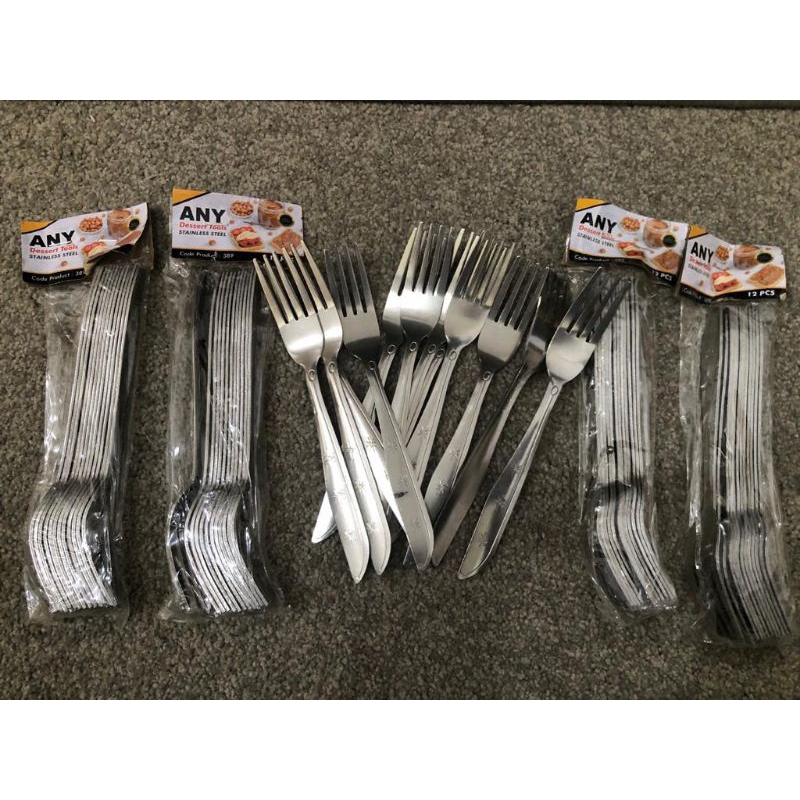 GARPU MAKAN 1 LUSIN / GARPU MEREK ANY TEBAL