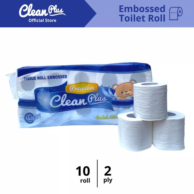 tissue cleanplus toilet 10 roll