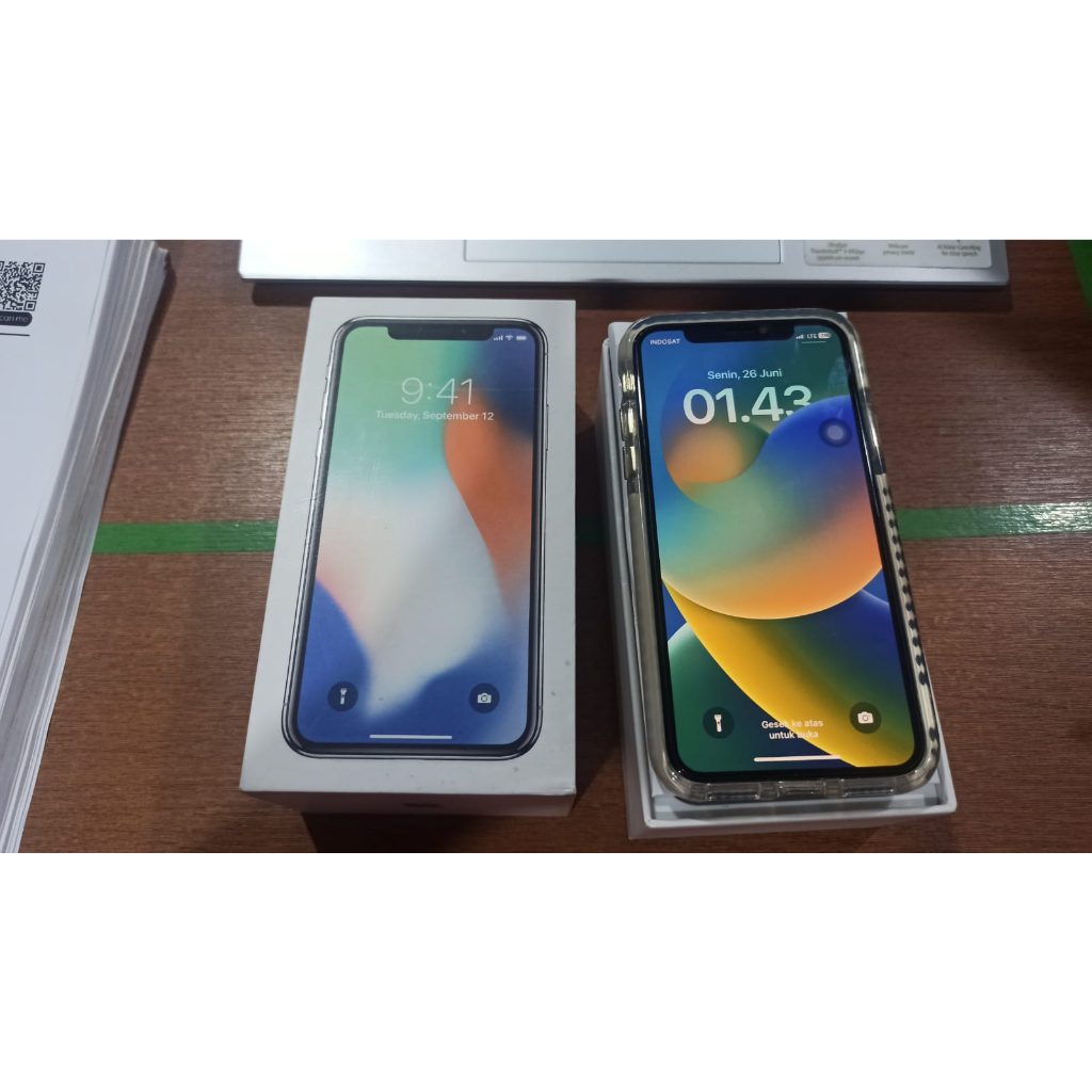 Iphone X 256GB - MULUS NORMAL FULLSET GARANSI ORI 100%