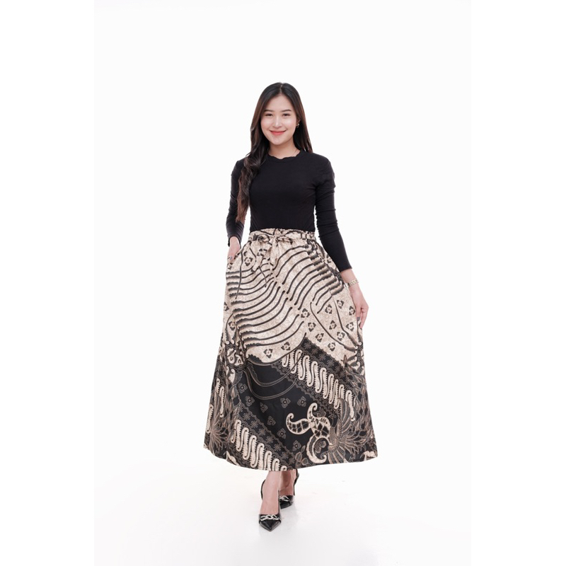 PREMIUM ROK BATIK PANJANG DEWASA ROK PAYUNG WANITA KLOK MOTIF TERBARU