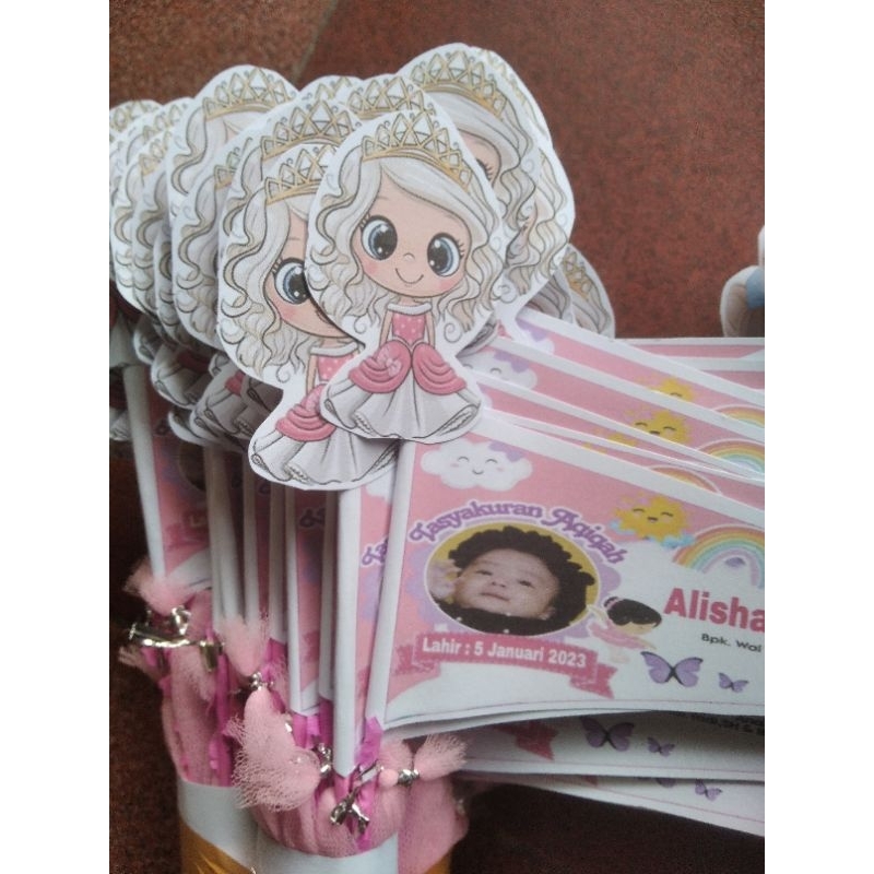 bendera aqiqah  tempat telur aqiqah tanpa jaring