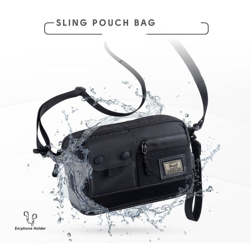 Tas Clutch Pouch pria Waterproof Tas selempang Pria