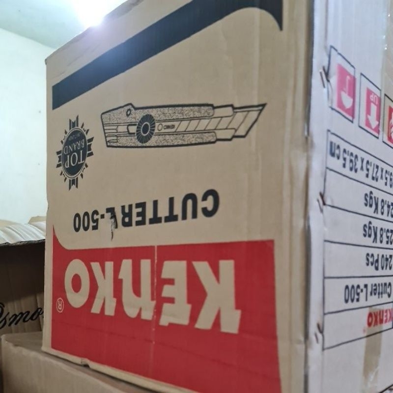 GROSIR PISAU CUTTER KENKO L-500 ( 1 KOLI = 240 PCS )