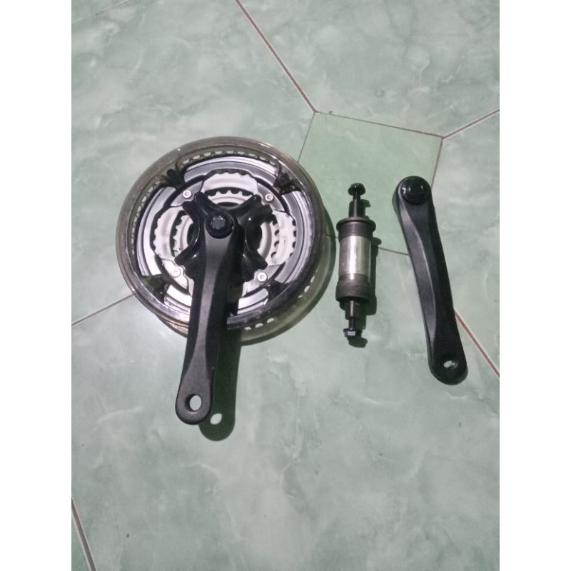 CRANK 3 SPEED 48T PANJANG AREM 170 SET SAMA BB
