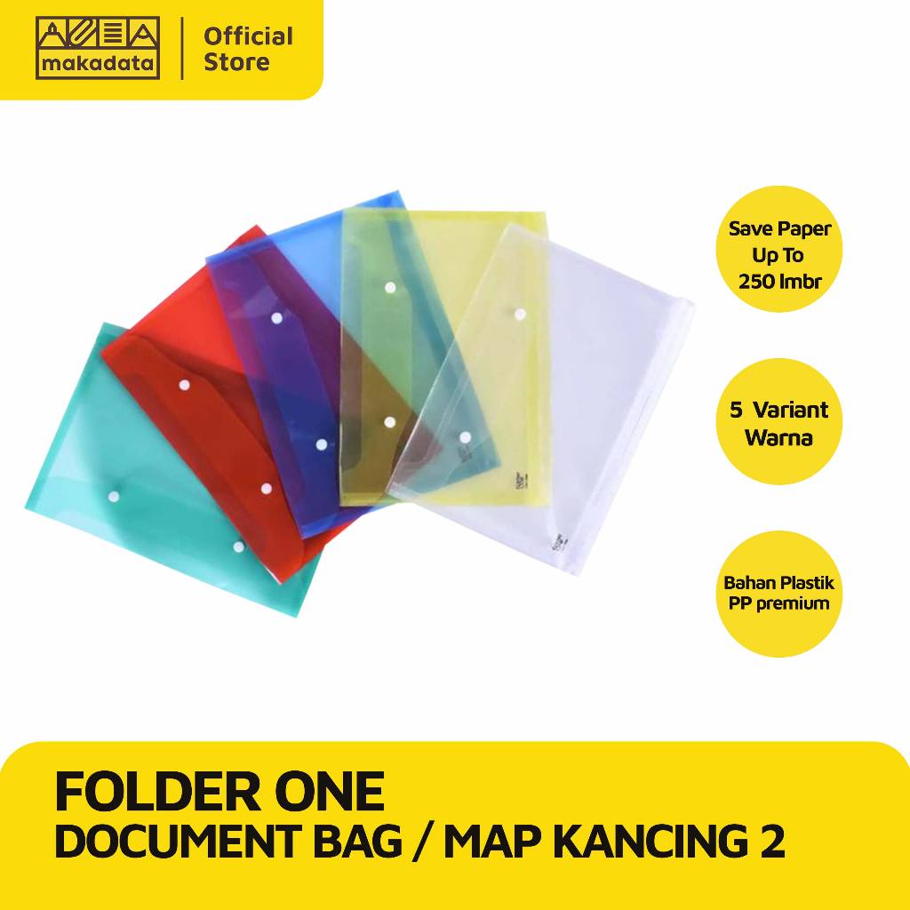 

DOCUMENT BAG / MAP KANCING 2 FOLDER ONE (1PAK) MURAH