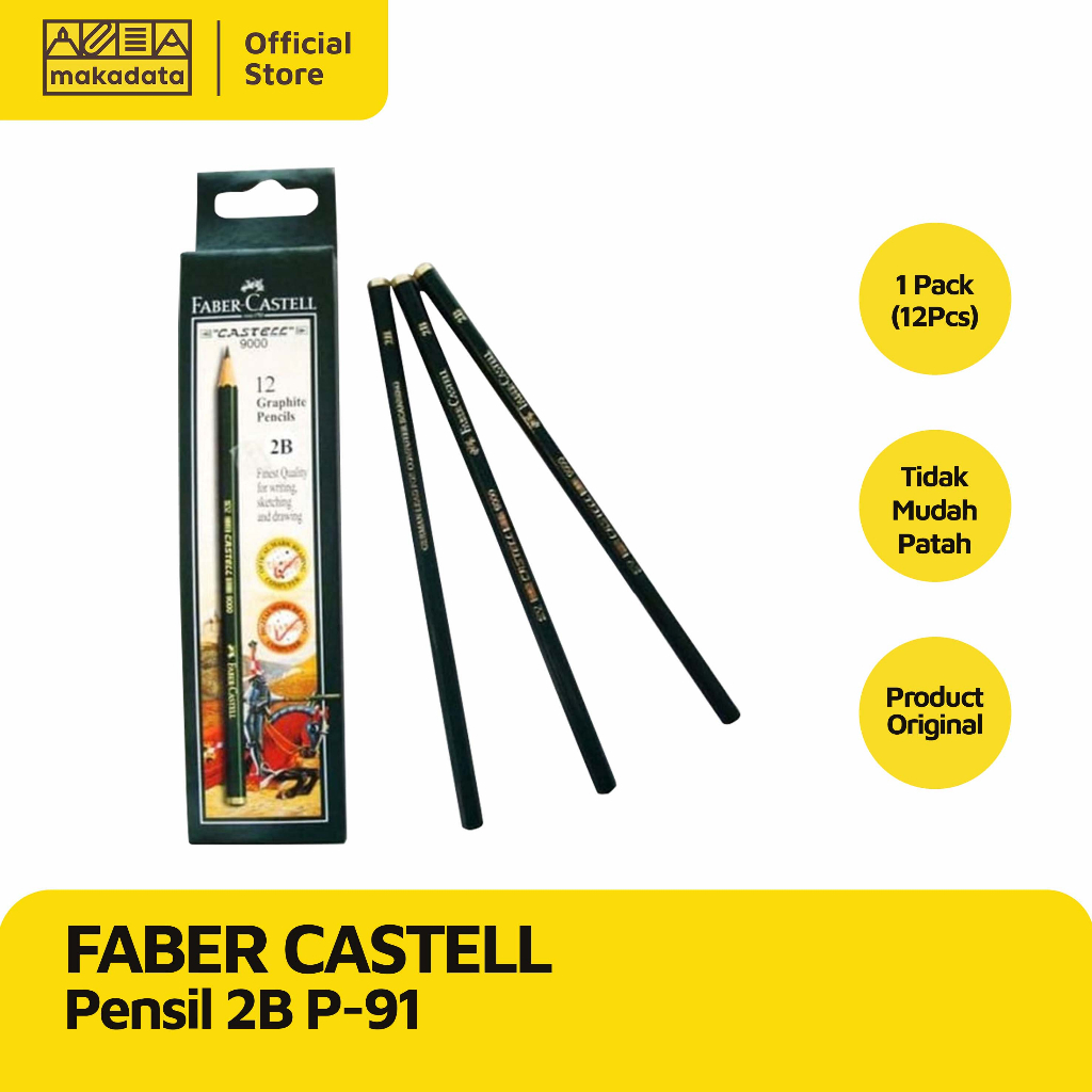 

PENCIL / PENSIL FABER CASTELL 2B MURAH