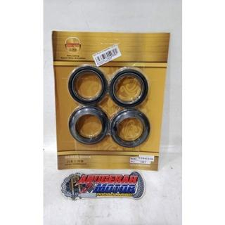 Seal Sil Shock Fork Sok Kawasaki Ninja 250 Ninja Rr KLX 150 S L BF Dtracker Set Tutup Debu 4 bagian